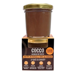 Cremoso de huevo de Chocolate negro sin azúcar