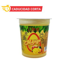 postre proteico proteica de clara de huevo pr-ou de mango