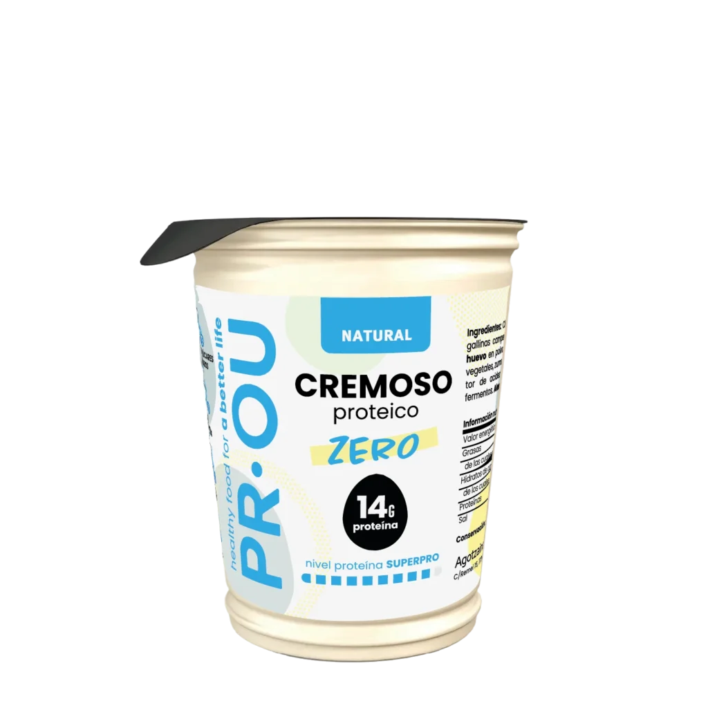 cremoso de huevo proteico zero